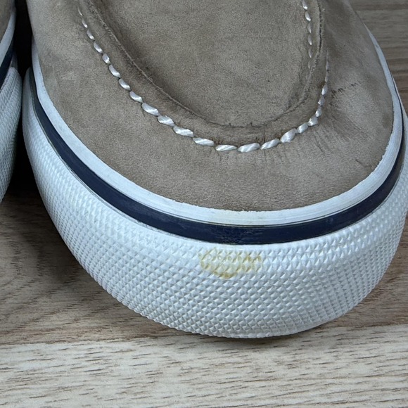Sperry Top-Sider Boat Shoes Mens Size 12 Tan 2-Eye Deck Bahama Style Casual - Picture 4 of 10
